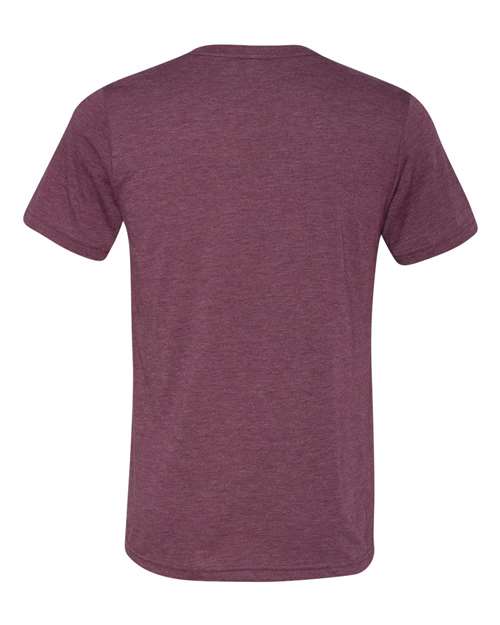 Unisex Triblend V-Neck Tee – Back