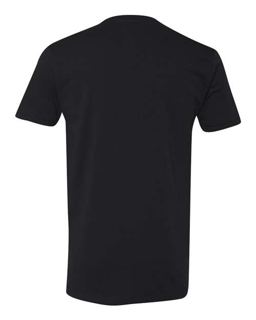 Unisex Cotton V-Neck T-Shirt – Back