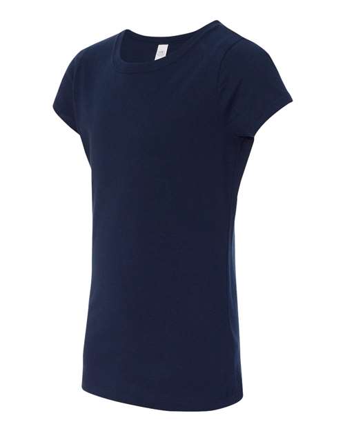 Girls’ Cotton Princess Tee – Side