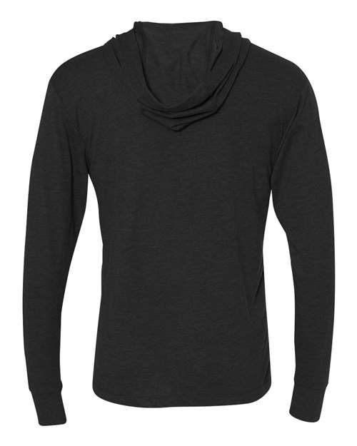 Unisex Triblend Hooded Long Sleeve Pullover Tee – Back