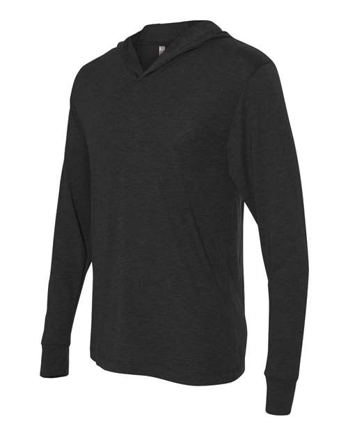 Unisex Triblend Hooded Long Sleeve Pullover Tee – Side