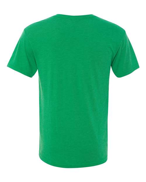 Men's Triblend V-Neck T-Shirt – Back