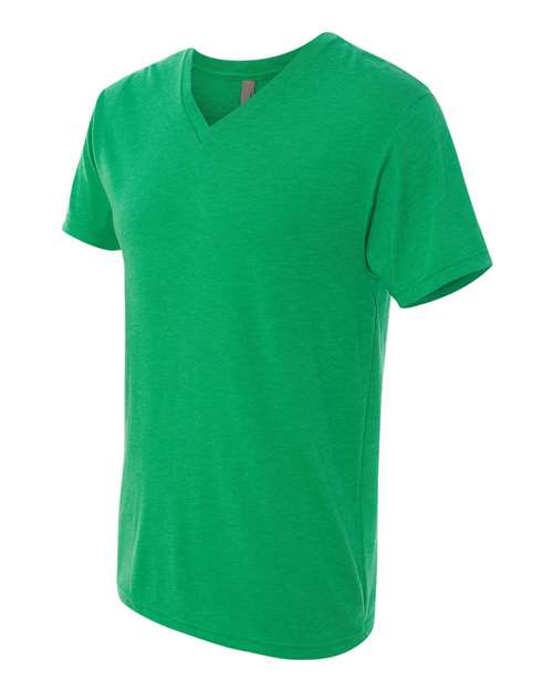 Men's Triblend V-Neck T-Shirt – Side