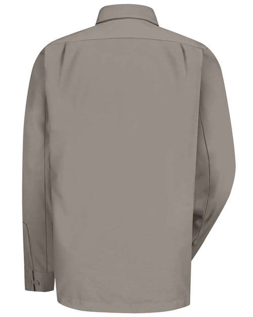 Men's Long Sleeve Work Shirt – Back