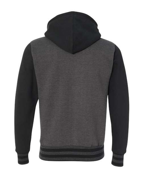 Unisex Heavyweight Varsity Full-Zip Hooded Sweatshirt – Back