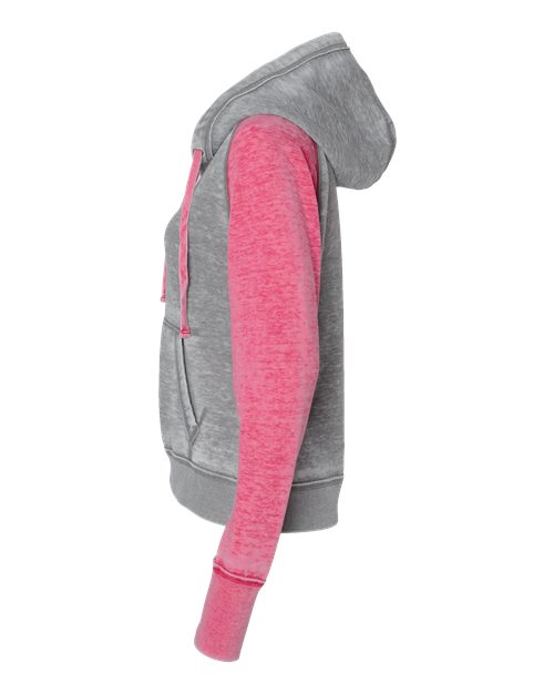 Women's Zen Fleece Raglan Hooded Sweatshirt – Detail