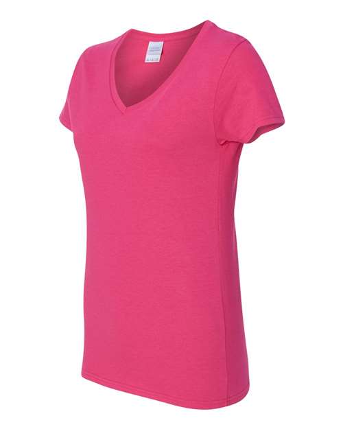 Women's Heavy Cotton™ V-Neck T-Shirt – Side