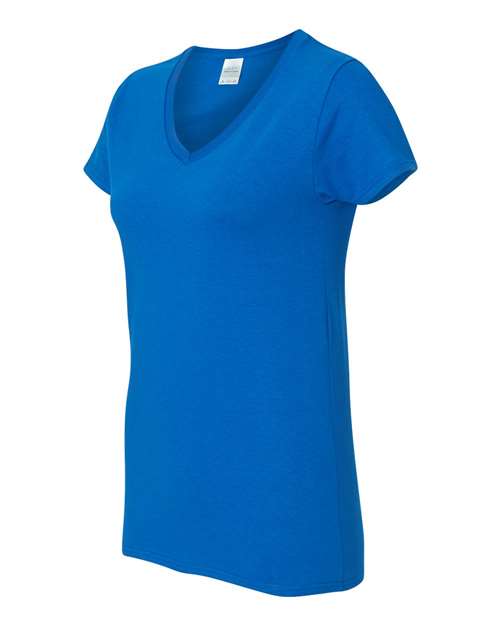 Women's Heavy Cotton™ V-Neck T-Shirt – Side