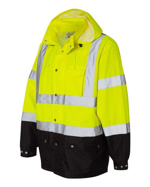 Unisex Storm Cover Waterproof Rain Jacket – Side