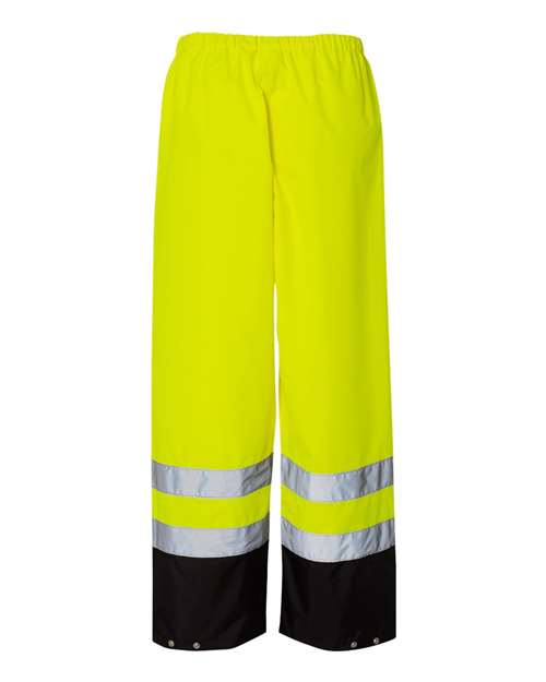 Unisex Storm Cover Waterproof Rain Pants – Back