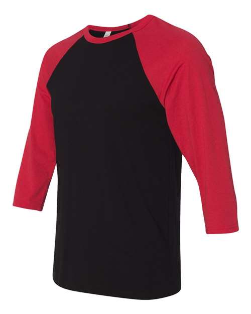 Unisex Three-Quarter Sleeve Baseball Tee – Side