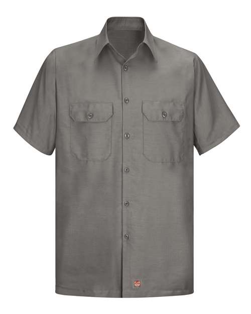 Men's Ripstop Short Sleeve Work Shirt – Front