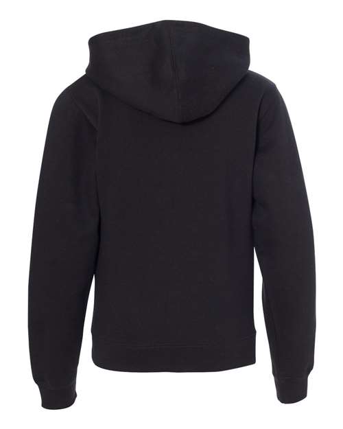 Youth Midweight Full-Zip Hooded Sweatshirt – Back
