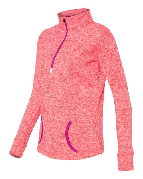 Women's Cosmic Fleece Quarter-Zip Pullover – Side