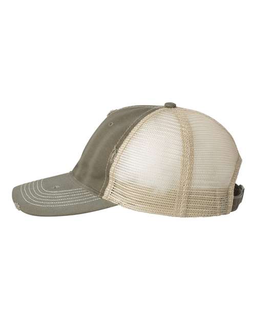 Bounty Dirty-Washed Mesh-Back Cap – Side