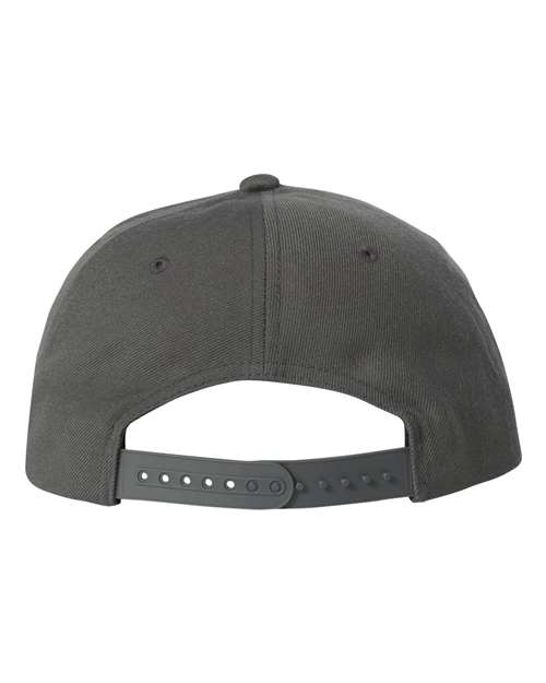 Premium Five-Panel Snapback Cap – Back