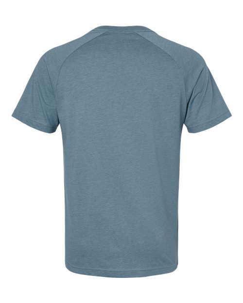 Men's Heather CVC Raglan Tee – Back