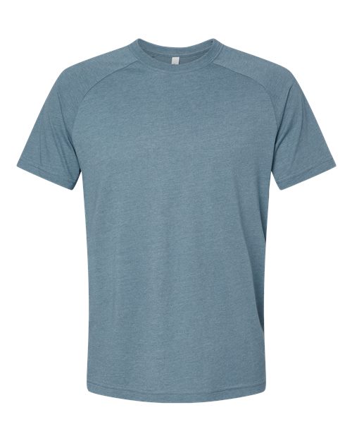 Men's Heather CVC Raglan Tee – Front