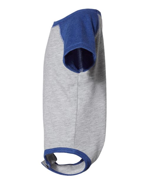 Infant Baseball Fine Jersey Bodysuit – Detail