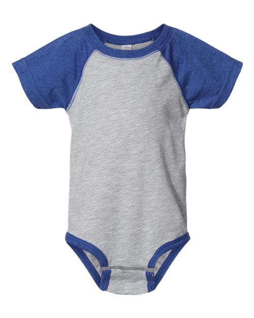 Infant Baseball Fine Jersey Bodysuit – Front