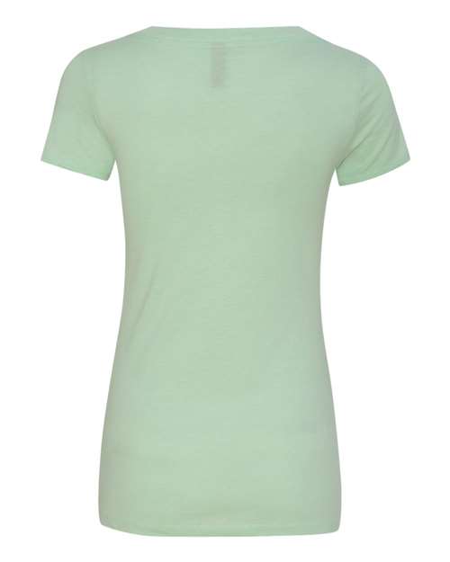 Women’s CVC Deep V-Neck T-Shirt – Back