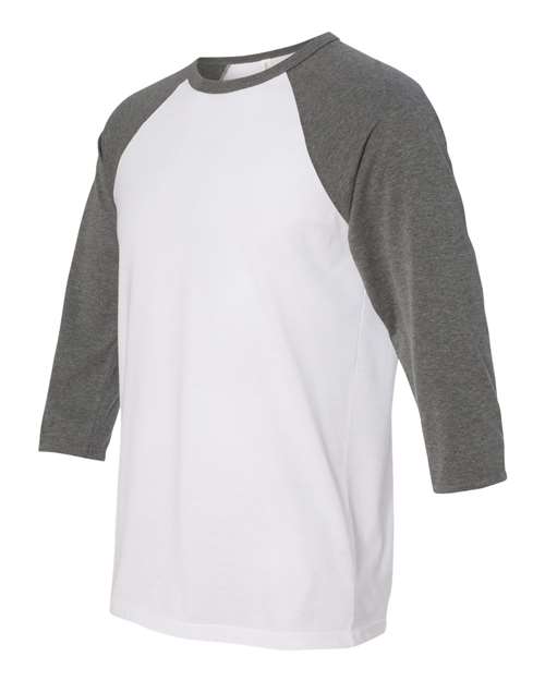 Unisex Three-Quarter Sleeve Baseball Tee – Side