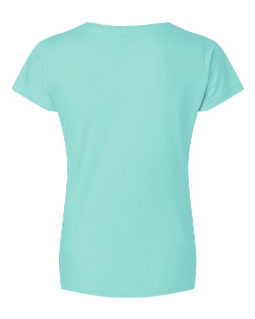 Women's Fine Jersey V-Neck Tee – Back