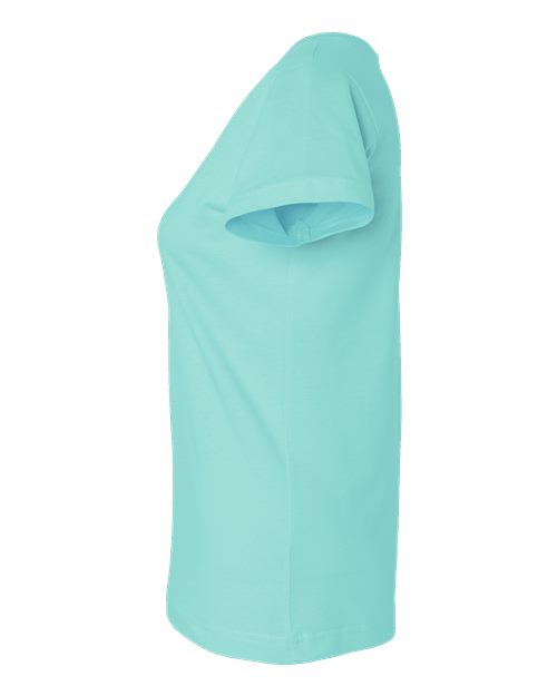 Women's Fine Jersey V-Neck Tee – Detail