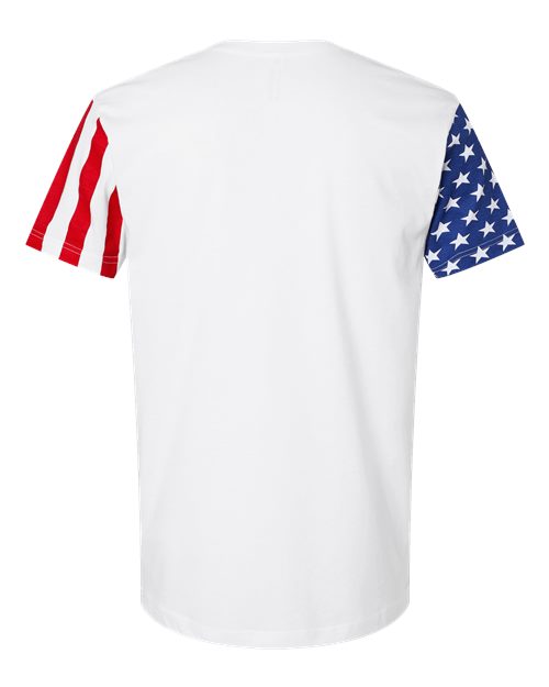 Unisex Stars & Stripes Tee – Back