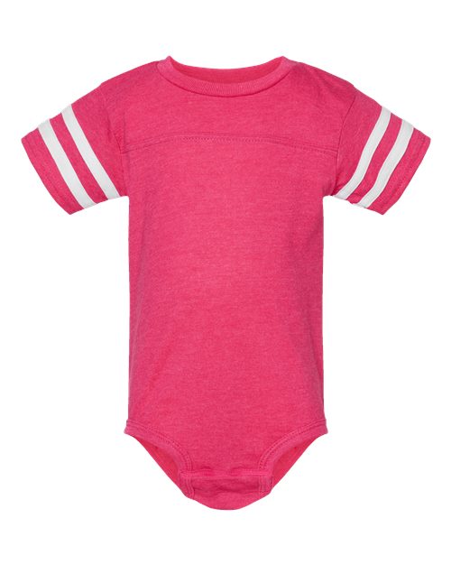 Infant Football Fine Jersey Bodysuit – Front