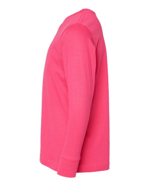 Youth Fine Jersey Long Sleeve Tee – Detail