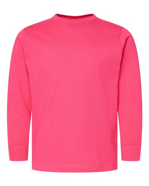 Youth Fine Jersey Long Sleeve Tee – Front