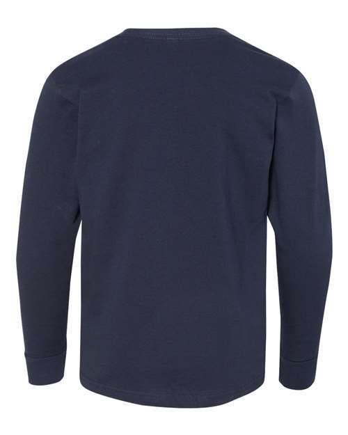 Youth Fine Jersey Long Sleeve Tee – Back