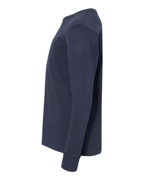 Youth Fine Jersey Long Sleeve Tee – Detail