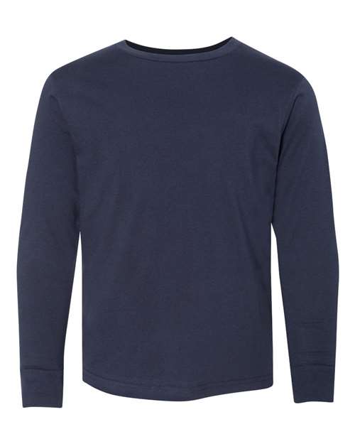 Youth Fine Jersey Long Sleeve Tee – Front