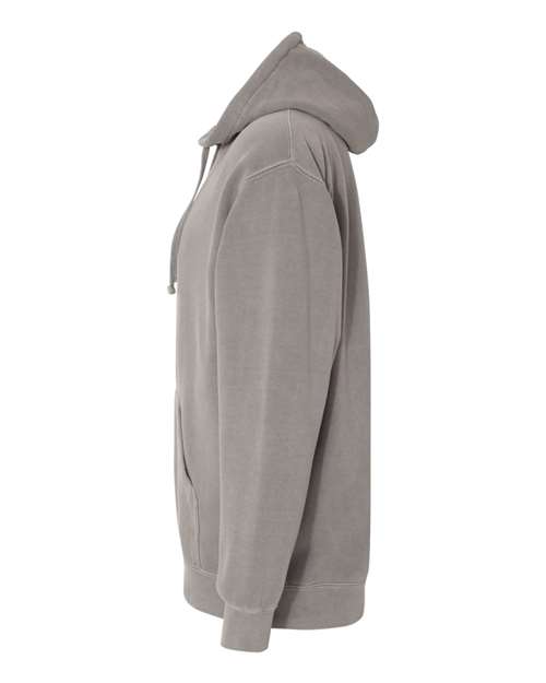 Unisex Garment-Dyed Hooded Sweatshirt – Detail