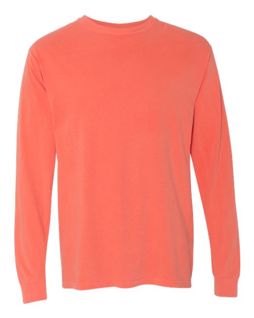 Unisex Garment-Dyed Heavyweight Long Sleeve T-Shirt – Front