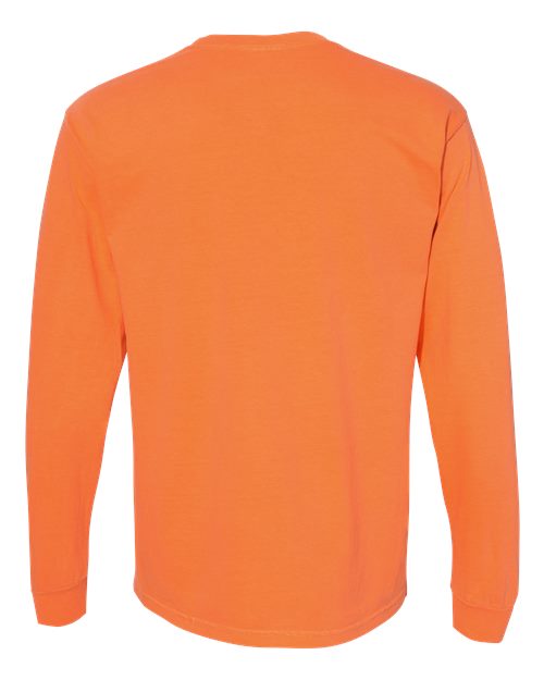 Unisex Garment-Dyed Heavyweight Long Sleeve T-Shirt – Back