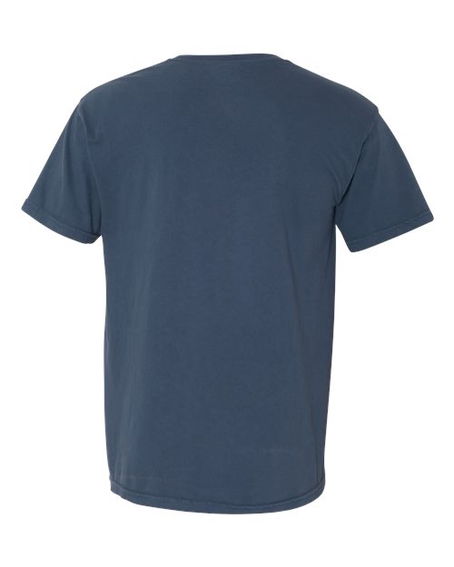 Unisex Garment-Dyed Heavyweight Pocket T-Shirt – Back