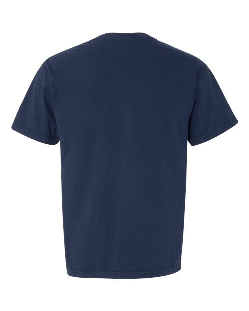 Unisex Garment-Dyed Heavyweight Pocket T-Shirt – Back