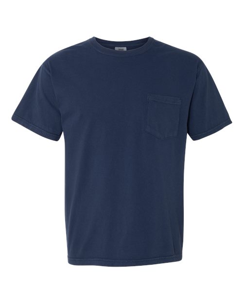 Unisex Garment-Dyed Heavyweight Pocket T-Shirt – Front