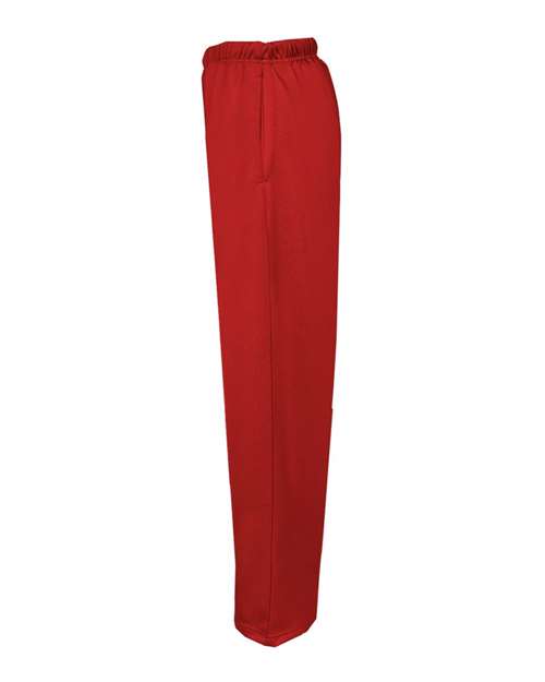 Unisex Performance Fleece Open-Bottom Sweatpants – Side