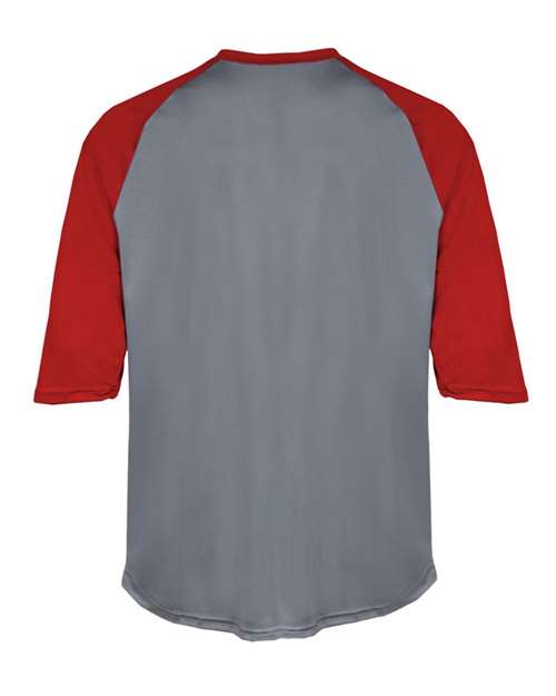 Youth B-Core Three-Quarter Sleeve Baseball T-Shirt – Back