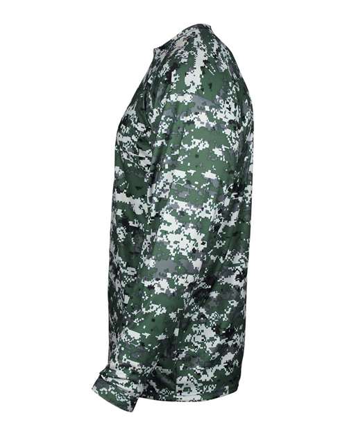Men's Digital Camo Long Sleeve T-Shirt – Side