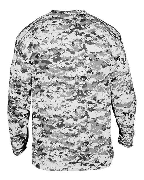 Youth Digital Camo Long Sleeve T-Shirt – Back