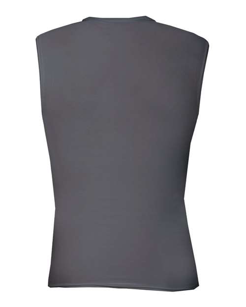 Men's Pro-Compression Sleeveless T-Shirt – Back