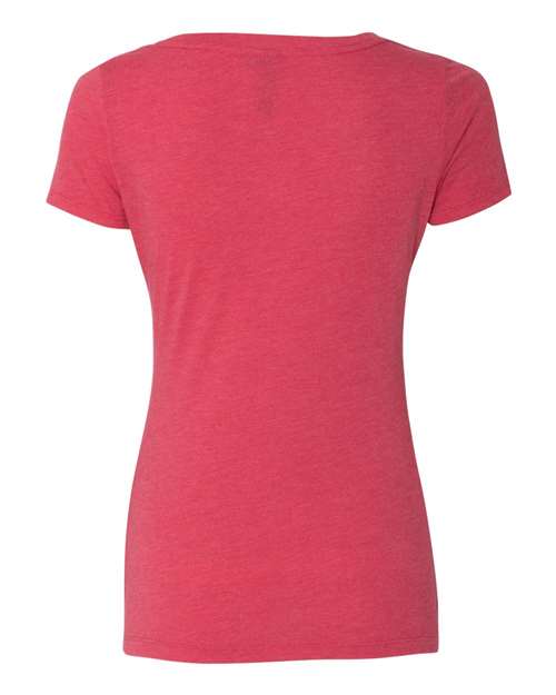 Women’s Triblend Scoop Neck Tee – Back