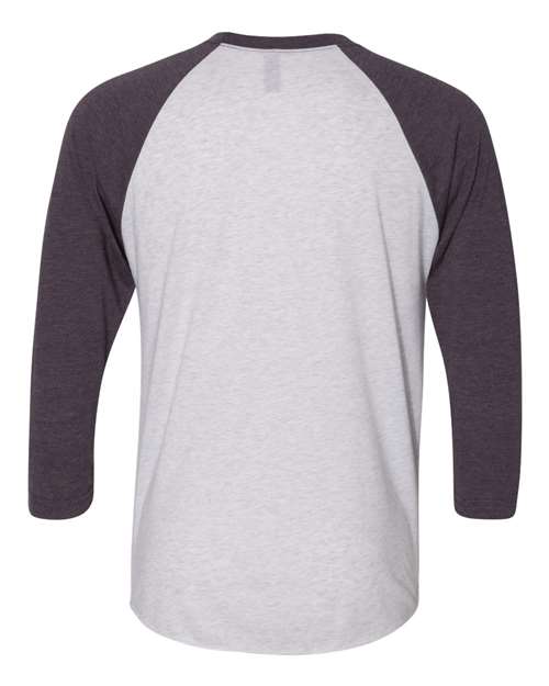 Unisex Triblend Three-Quarter Raglan T-Shirt – Back