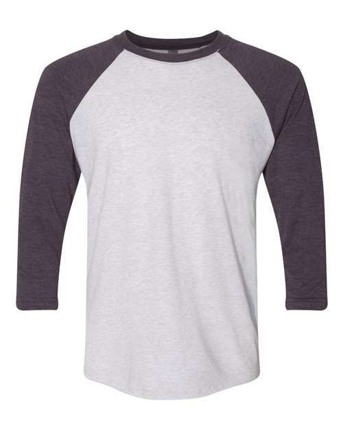 Unisex Triblend Three-Quarter Raglan T-Shirt – Front