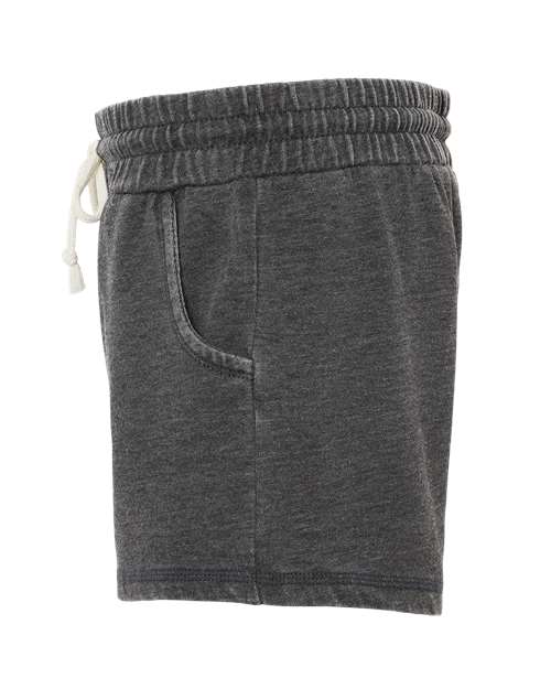 Women’s Enzyme-Washed Rally Shorts – Detail